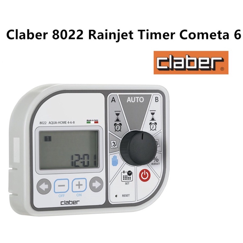 Claber 8022 Timer (Aqua Home 4-6-8) | Shopee Malaysia