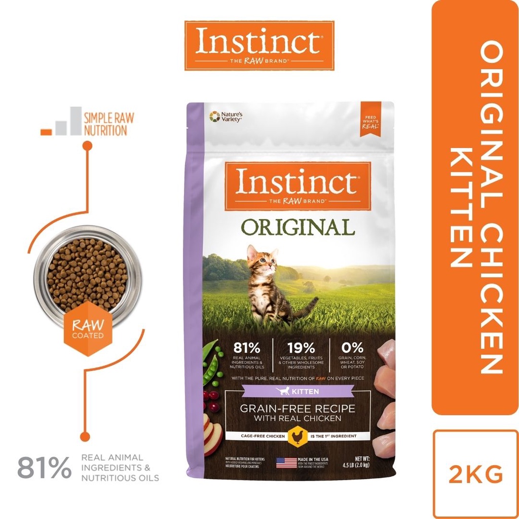 Instinct store cat food