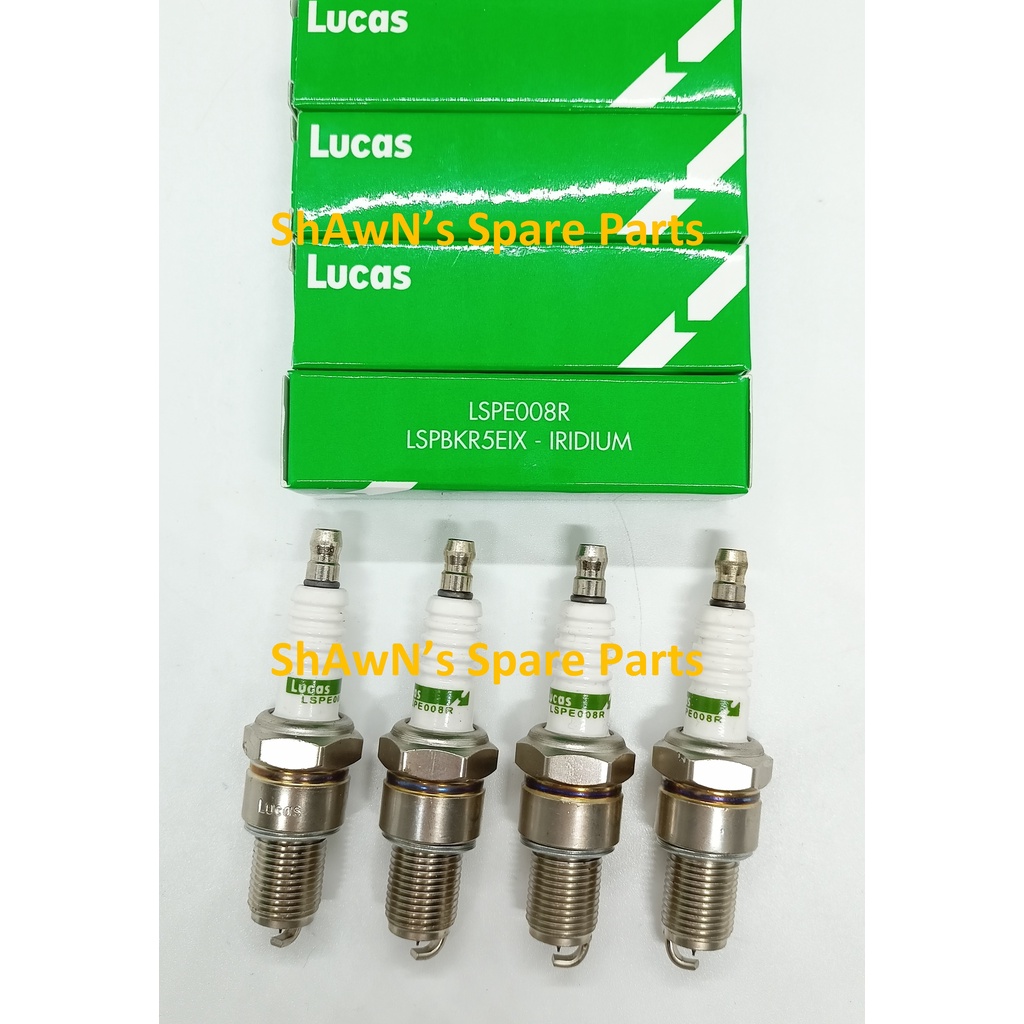 LUCAS Iridium Spark Plug Proton Iswara Saga 12v Wira Satria 1.3 1.5