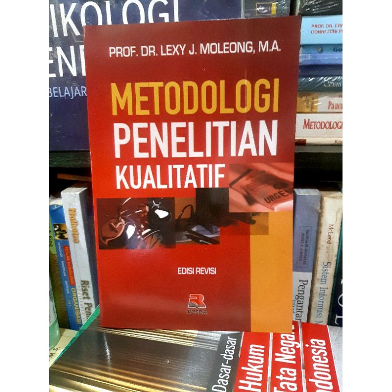 Book QUALITATIVE RESEARCH METHODOLOGY (Lexy Moleong) | Shopee Malaysia