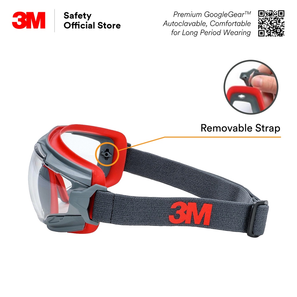3M™ GG501SGAF GoggleGear Scotchgard Protector Ultimate Anti-fog Goggle ...
