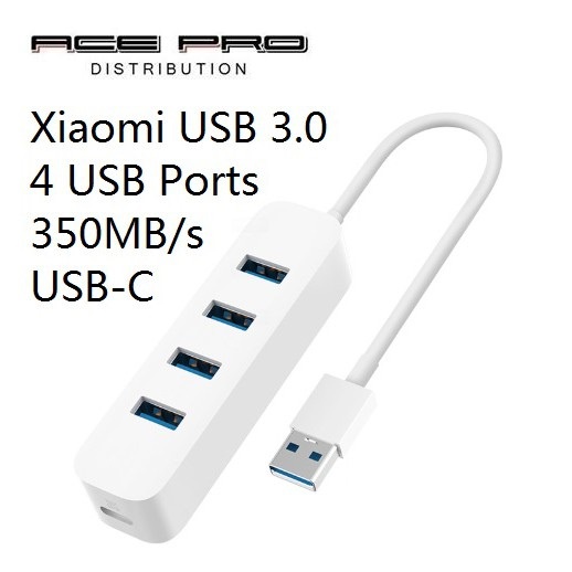 Xiaomi USB 3.0 Hub - XMFXQ01QM Expansion Adapter 4 Port USB 350MB/s ...