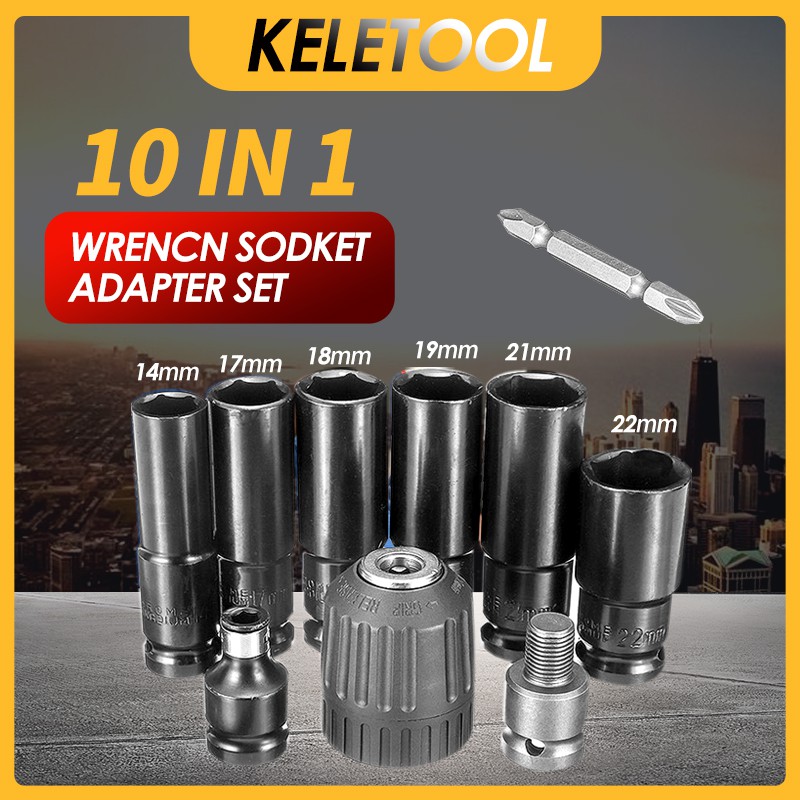 Electric Wrench socket set Screwdriver hex socket head Kits set for