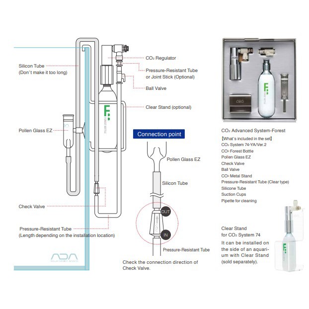 ADA CO2 Advanced System Forest – Aqua Forest Aquarium