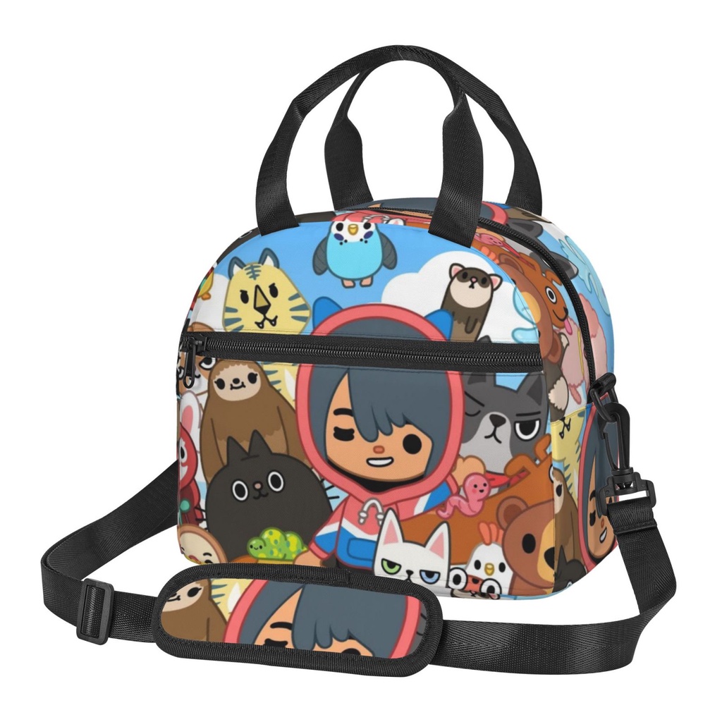 Toca Boca Insulated Lunch Bag for Women/Men Leakproof Cooler Tote Bag