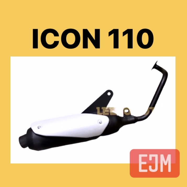 EXHAUST EJM MUFFLER ASSY EKZOS EXHAUST PIPE STANDARD EJM ICON110 ICON ...