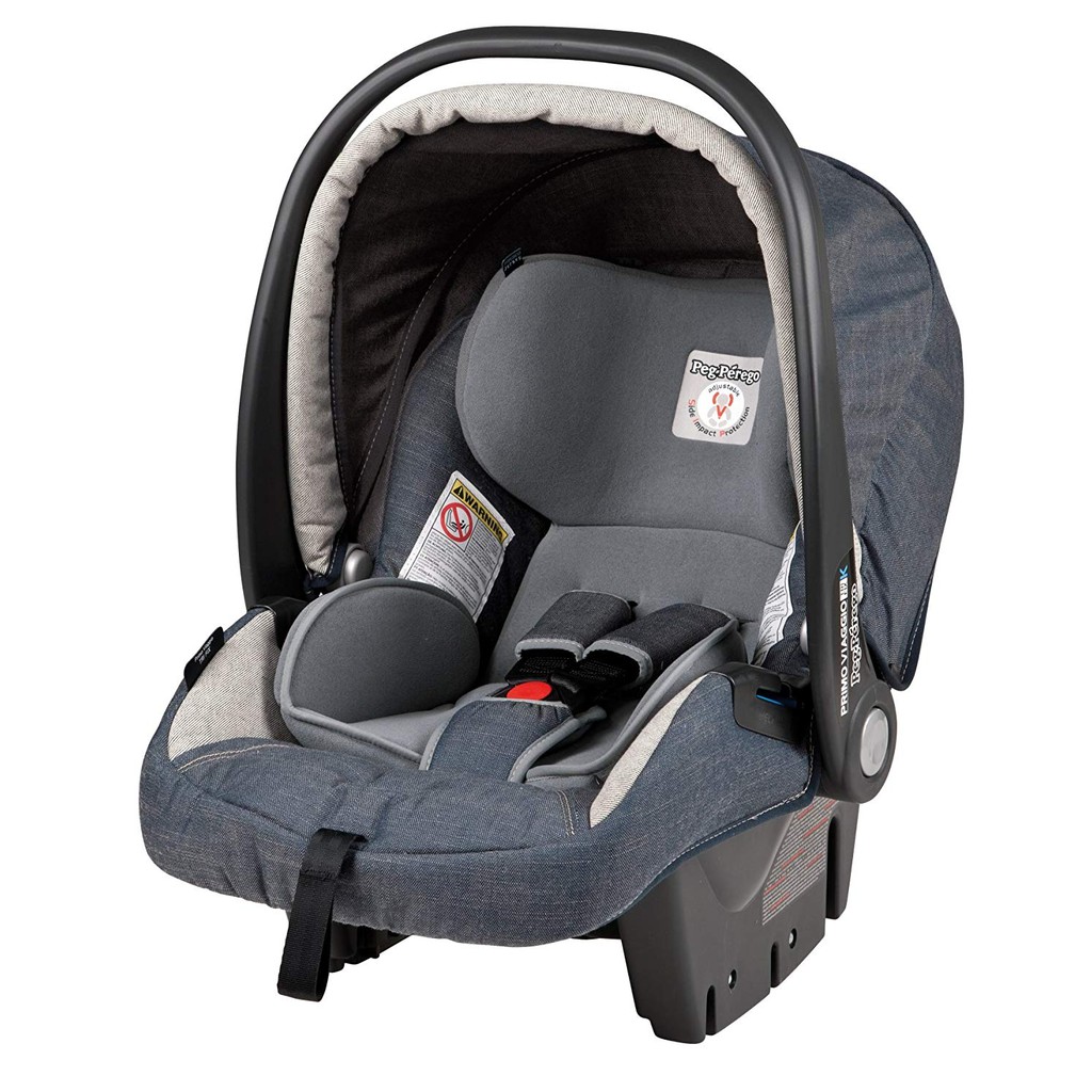 CLEARANCE Peg Perego Seggiolino Auto Primo Viaggio Tri Fix K Gr.0 Denim