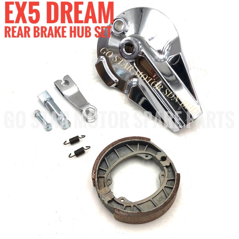 HONDA WAVE100 EX5 DREAM FRONT & REAR HUB PANEL SET WAVE REAR SPROCKET