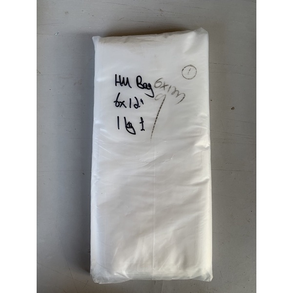 Th Plastic Hm Bag 1kg ± Plastik Bungkus Air 45x12” 55x12” 6x12” Meniaga Air Kanopi 1642