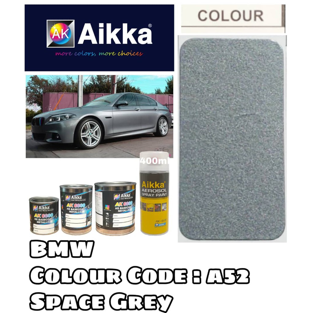 AIKKA BMW A52B SPACE GREY / Automotive Paint Basecoat / Car & Motor