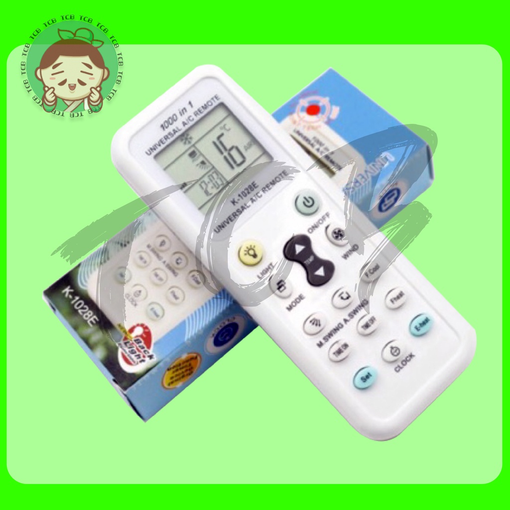 Universal Aircond Remote Control K1028E 1000 In 1 universal remote