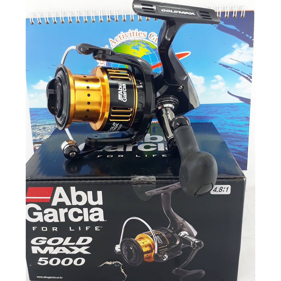 Abu Garcia GOLD MAX 5000 Spinning Reel ( New in Box ) 5 Ball Bearing