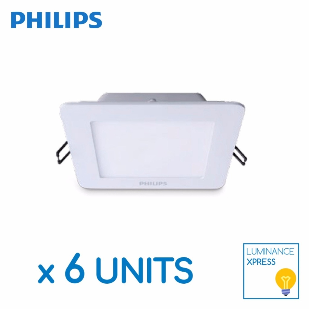 Philips Essential SmartBright LED Downlight 5 Inch Square 11W (Cool ...