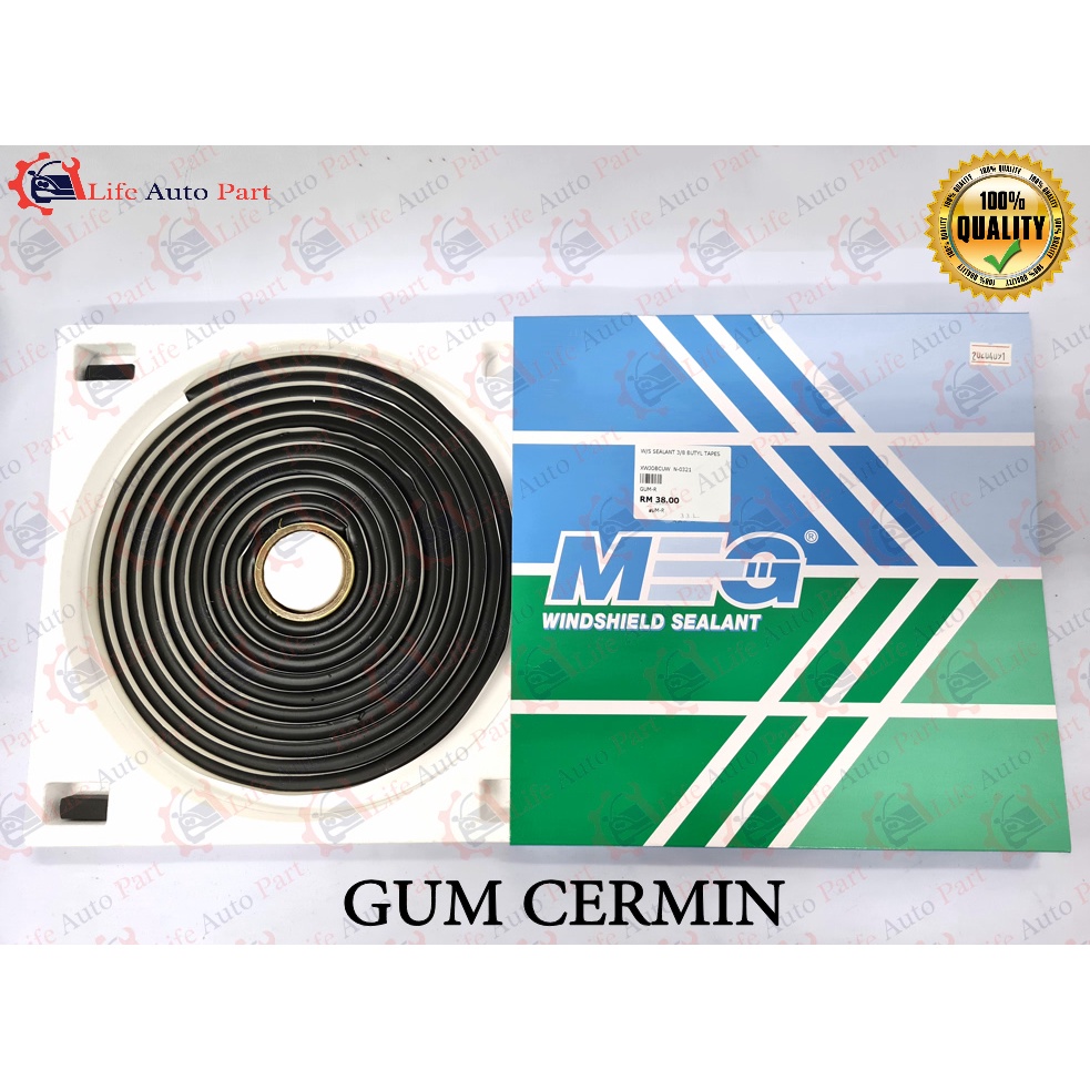 Gum Cermin Kereta Windshield Sealant (Square) RIBBON SEALER (1PCS ...