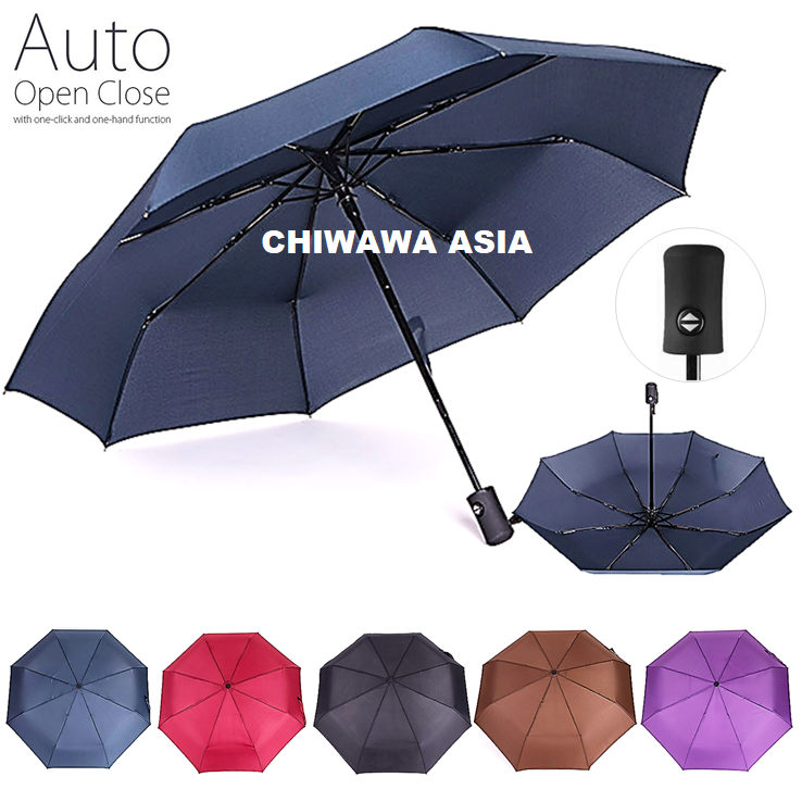 Auto Open Close Automatic Foldable Lightweight Windproof Anti UV Light ...