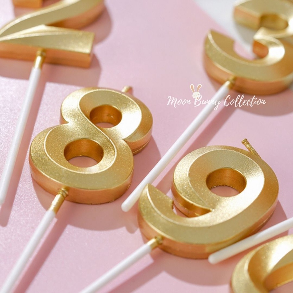 10pcs/bag Happy Birthday Cake Topper Gold Silver Acrylic Cake Topper Kids Birthday Party Supplies Cake Decorations Baby Shower - 15 - View #3