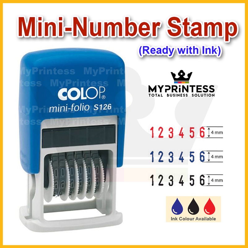 COLOP S120 DATE STAMP I DATE STAMP I SELF-INKING MINI DATER I DATE CHOP ...