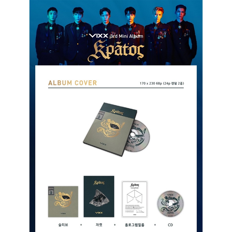 RE-Released Album) VIXX - 3rd Mini Album KRATOS | Shopee