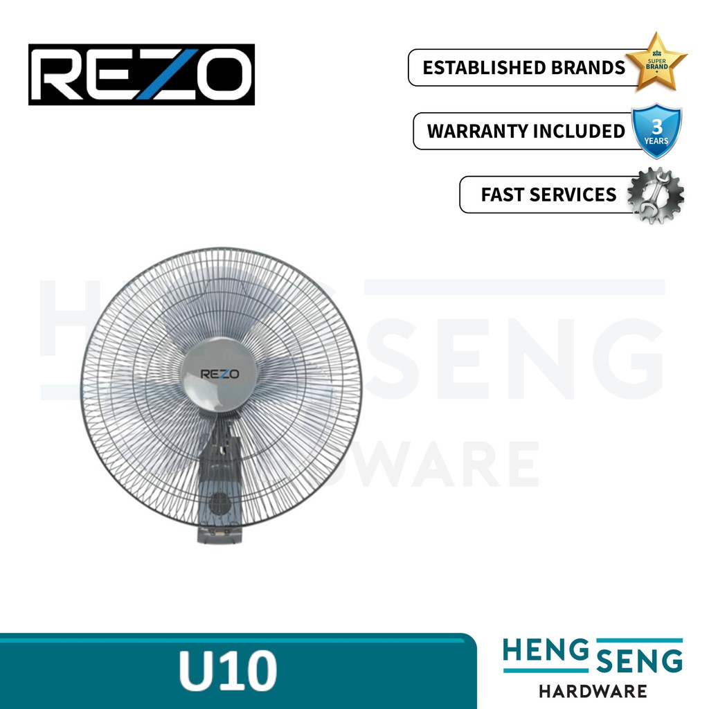 REZO U10 18'' WALL FAN PULL STRING | Shopee Malaysia