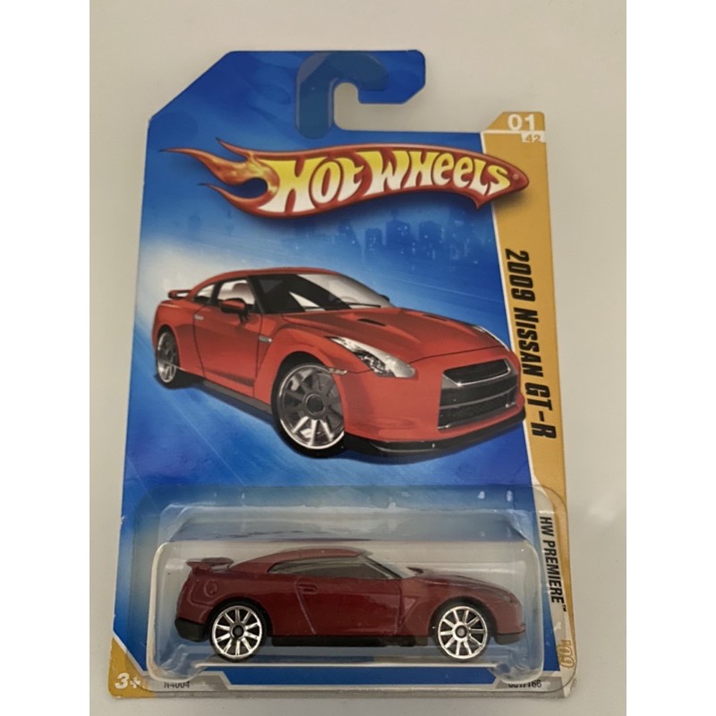 HOT WHEELS 2009 NISSAN GT-R GTR R35 RED MAROON | Shopee Malaysia