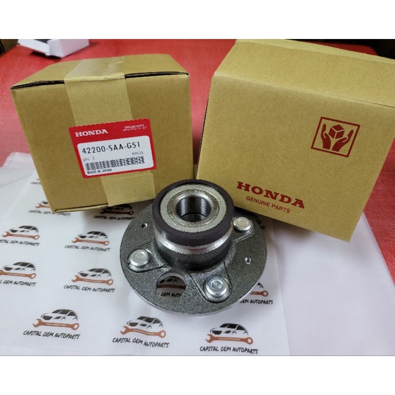 GENUINE HONDA City SEL (Vtec/IDSI) JAZZ SAA GD8 Rear Wheel Bearing
