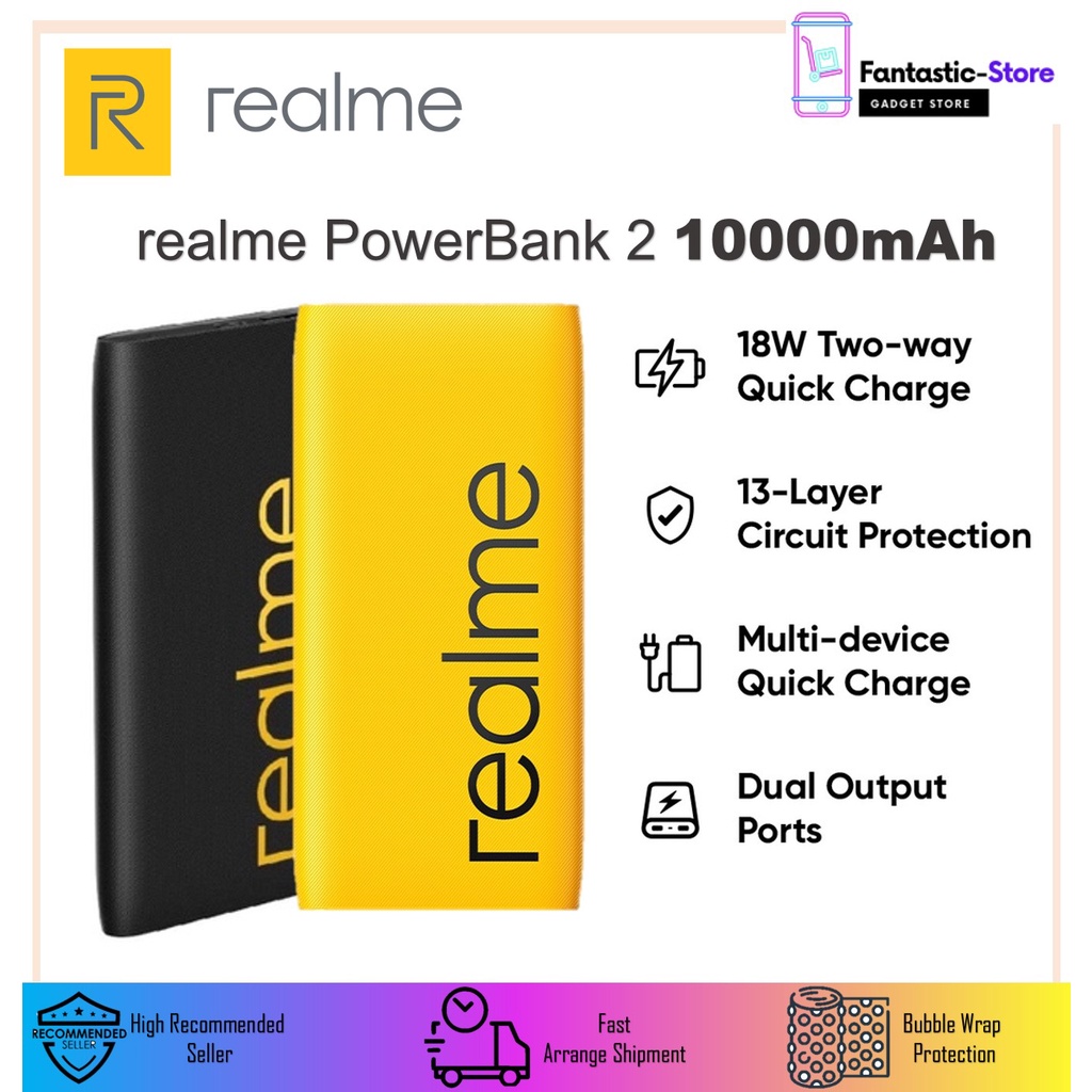 🔥🔥🔥💥realme 18W PowerBank 2 -10000mAh [1 to 1 Exchange in 6 months ...