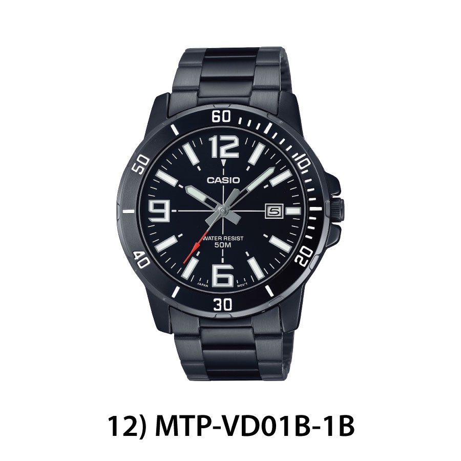 CASIO WATCH MTP-VD01D MTP-VD01G WATCH MAN WATCH ANALOG QUARTZ 100