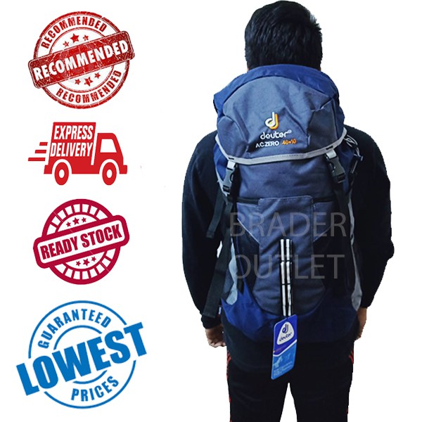 deuter 45l backpack Aircontact Ultra 45+5L SL Women's Fit Hiking combined with the VariFlex hip fin system READY STOCK] 45L DEUTER TRAVEL/HIKING