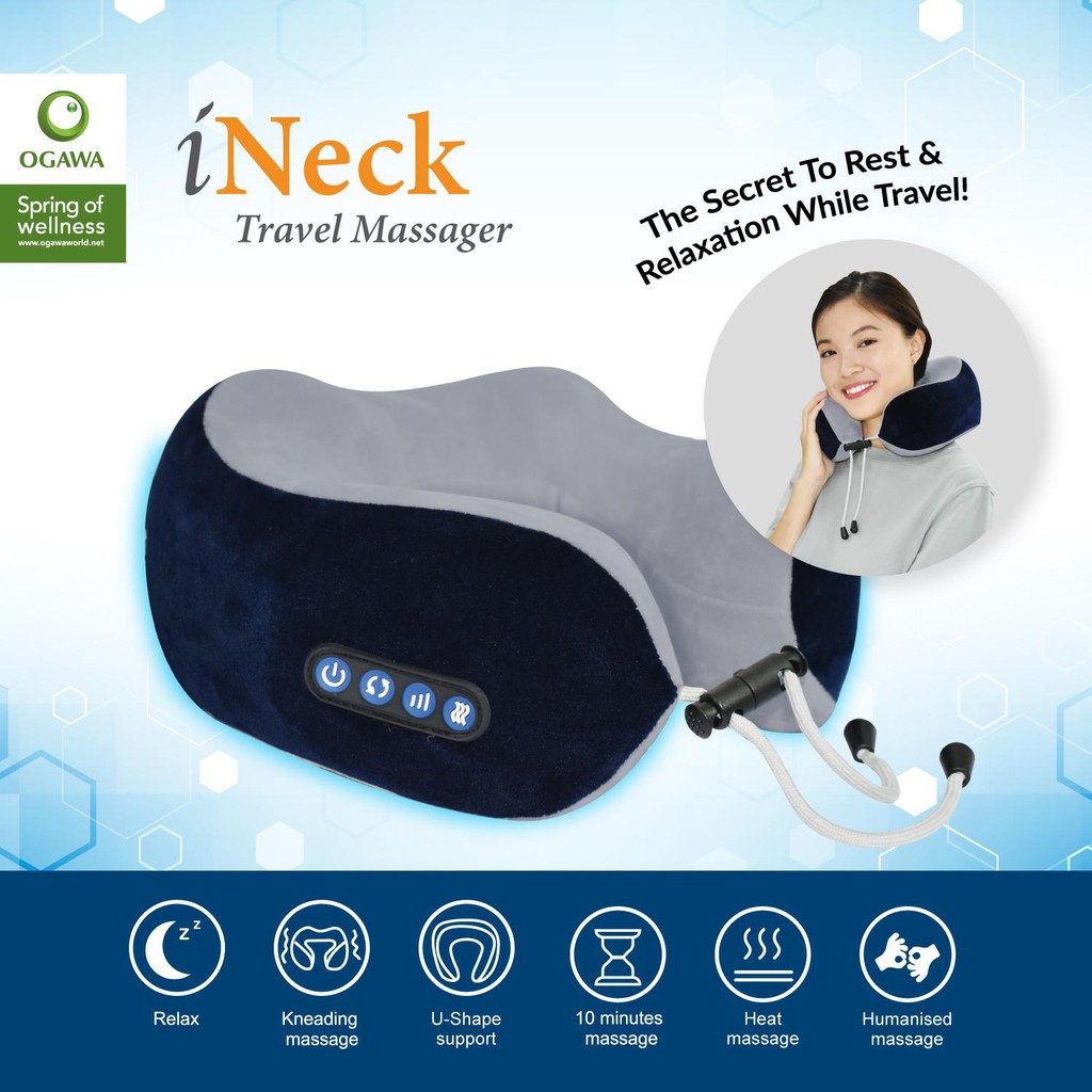 OGAWA iNeck Travel Massager OL0507 Shopee Malaysia