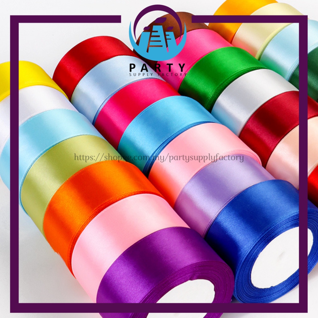 25 YARDS RIBBON SATIN 40MM / RIBEN KAIN 40MM [KOD 80811059] (1 roll ...