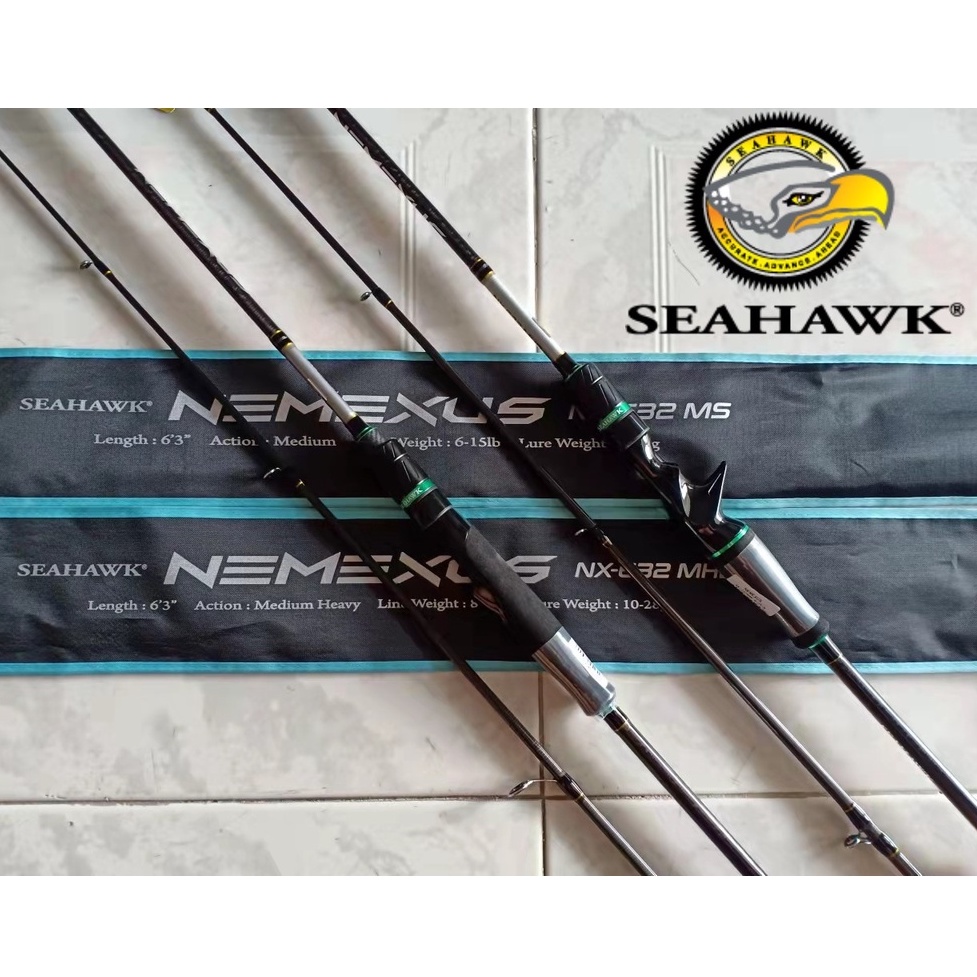 SEAHAWK NEMEXUS SPINNING / BAITCASTING FISHING ROD