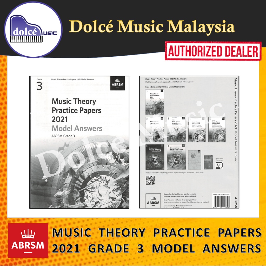 ABRSM - Music Theory Practice Papers 2021 Model Answers Grade 3 ...