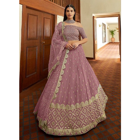 Sequence Embroidery Lehenga Choli | Shopee Malaysia