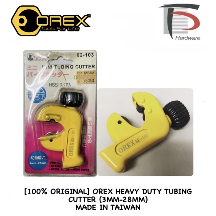 [100% ORIGINAL] OREX HEAVY DUTY TUBING CUTTER (3MM-28MM) MADE IN TAIWAN ...