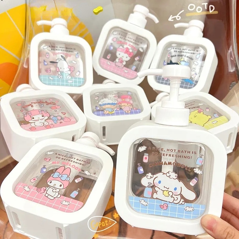 500ML White Soap Bottle Bathroom Storage Bottles/Multipurpose Empty