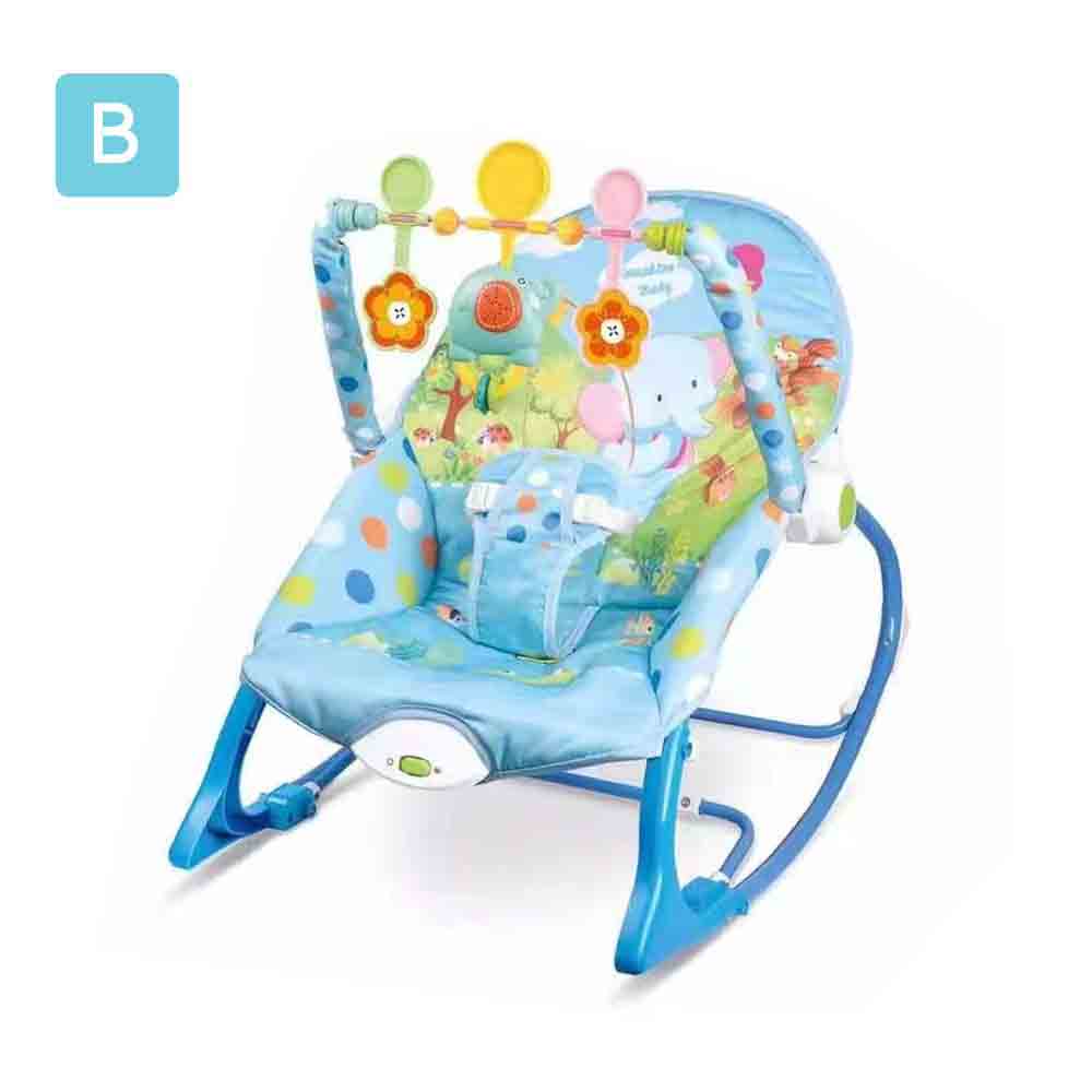 Baby Rocker Bouncer Cradle Music With Safety Belt Kerusi Muzik Buaian ...