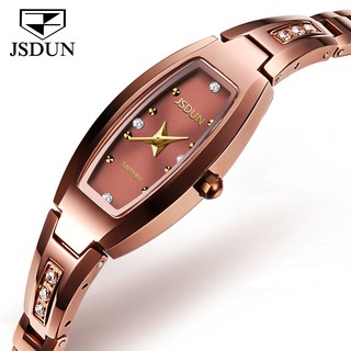 JSDUN Watch Women s Casual Rose Gold Elegant Luxury Brand Quartz