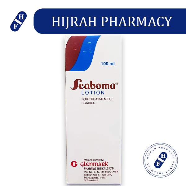 Scaboma Lotion 100ml Scabies Treatment Shopee Malaysia 