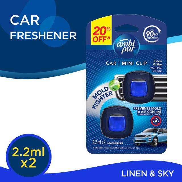 AMBI PUR CAR MINI CLIP AIR FRESHENER 2ML (LIGHT CITRUS)  马来西亚，柔佛供应商、分销商、进口商、供应
