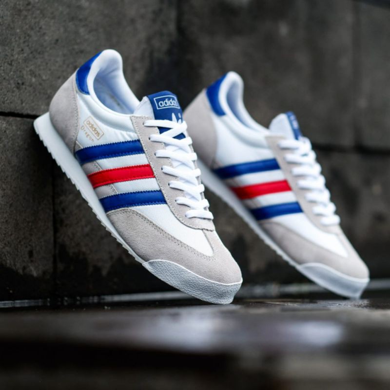 Adidas dragon white france shoes Shopee Malaysia