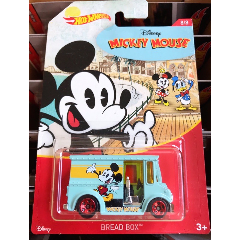 Hot wheels mickey store mouse bread box