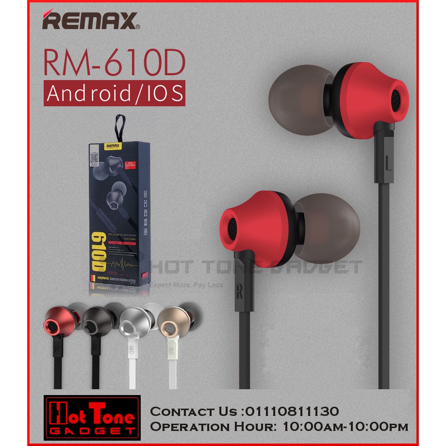 Remax earphone online shopee