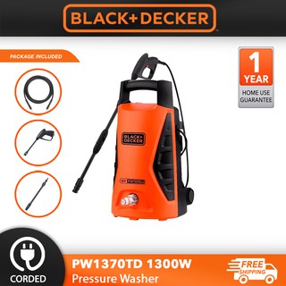 BLACK DECKER Water Jet High Pressure Washer 1300W PW1370TD