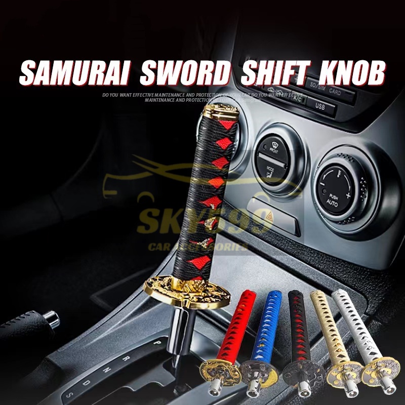 Samurai Sword Car Gear Knob Manual Automatic Universal Japanese Style ...