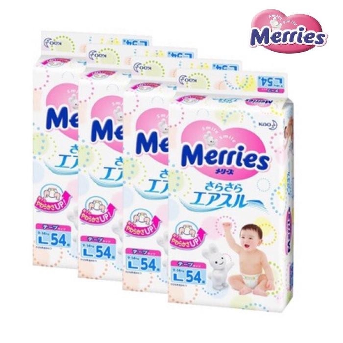 Merries Super Premium Jumbo Tape L54 (4 Packs per carton) Made in Japan ...