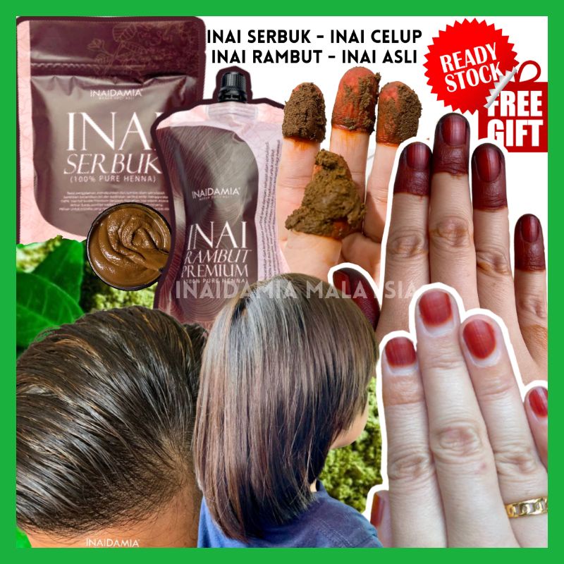 INAI DAUN ASLI by INAIDAMIA | Pure Henna | Inai serbuk | Inai sah solat ...