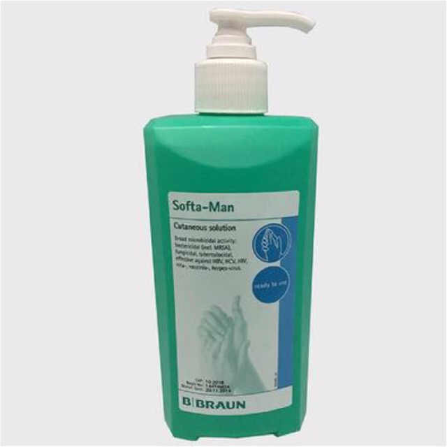 Softa-Man cutaneous solution Hand Sanitizer 500ml (alcohol hand rub ...