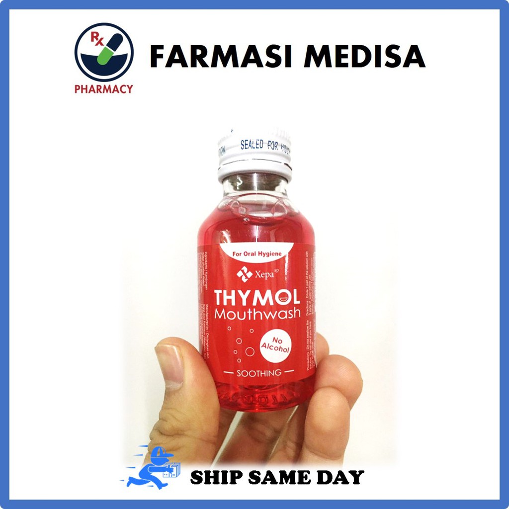 Xepa Thymol Mouthwash 60ml Antiseptic for sore throat and oral hygiene