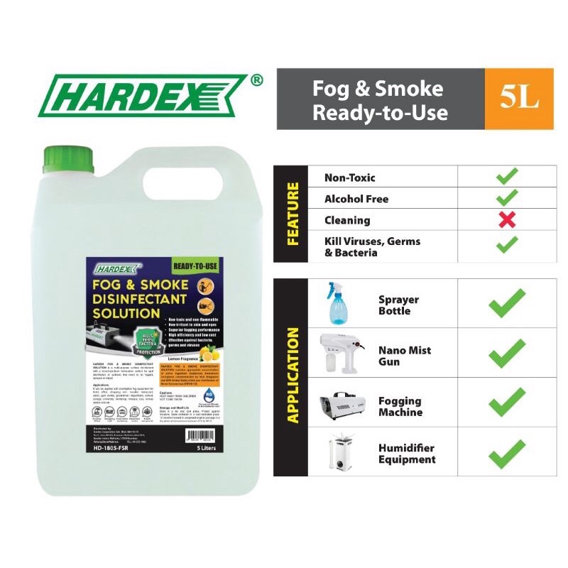 Special disinfection solution for fogging machine | Shopee Malaysia
