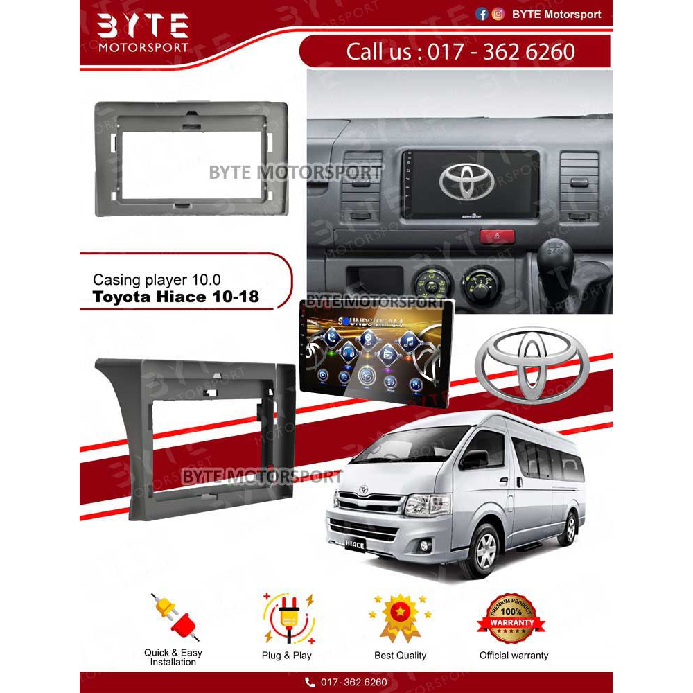 Xuming Use For Toyota Hiace 2005-2018 Commuter Quantum Front Door Step Border Metal Left And Right I3109846306